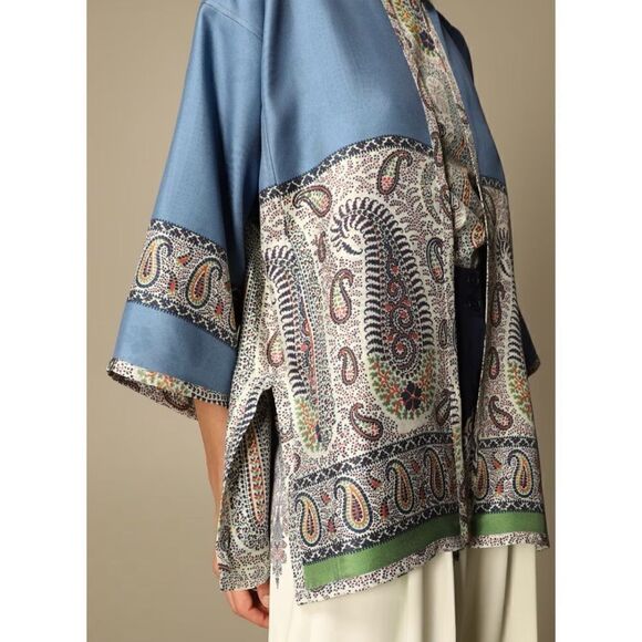 ETRO Silk Kesha Poncho 
Size L - Picture 3 of 12